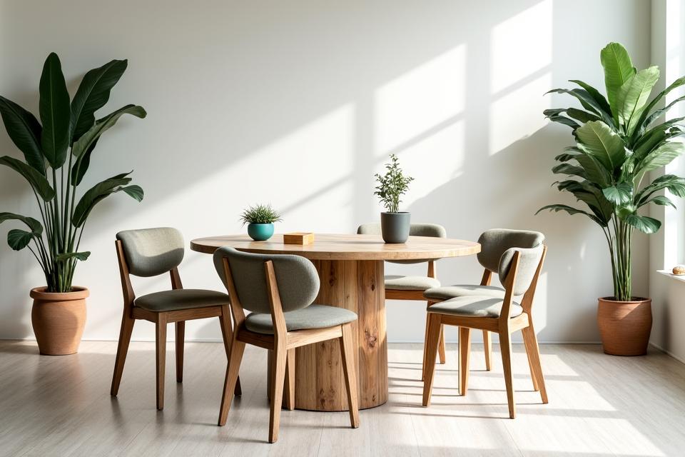 Mobilier écologique avec matériaux recyclés